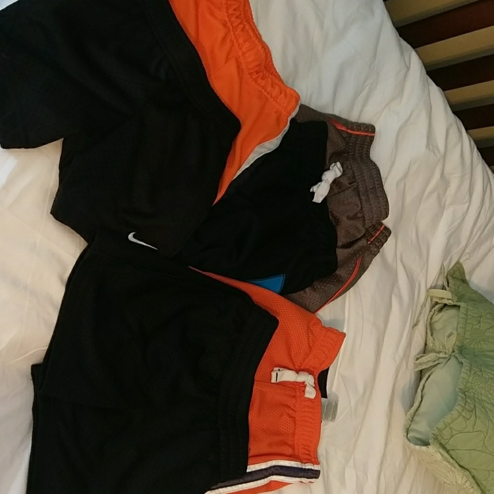Bundle of six size 2T mesh shorts